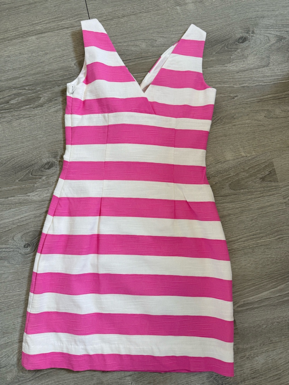 kate spade‎ Striped "silverscreen" Mini Dress Pink Bow. 🎀 Barbie - Picture 2 of 8